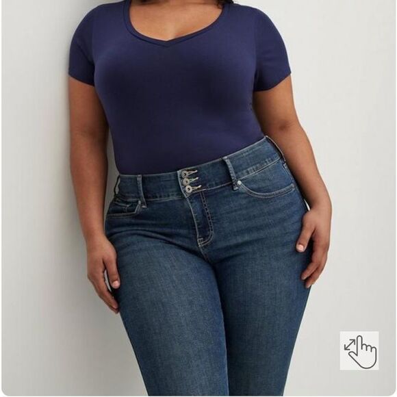 Torrid Jegging Skinny Super Soft High-Rise Jean size 18R - Picture 14 of 14